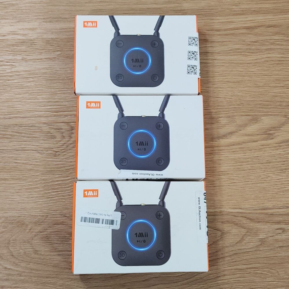 1Mii B06TX Bluetooth 5.2 Transmitter for TV to Wireless Headphone/Speaker